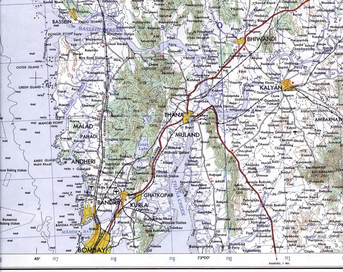 Mumbai Kalyan kaart
