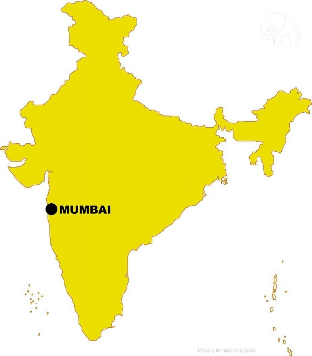 Mumbai in kaart