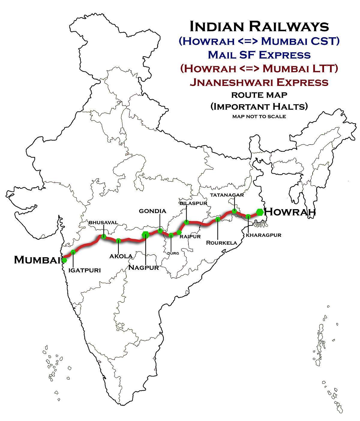 nagpur Mumbai express highway kaart